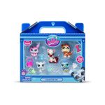 Littlest Pet Shop Bandai Series 2 Collectors 5 Pack Winter Besties | The Pack Contains 5 LPS Mini Pet Toys 7 Accessories 1 Collector Card And 1 Virtual Code | Collectable Toys For Girls And Boys