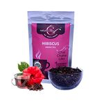 Nature Chai Hibiscus Green Tea | 100% Natural Herbal Tea | 50 g | Zip Pouch | Pack of 1