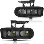 AUTOSAVER88 LED Fog Lights Compatible with 1999 2000 GMC Sierra 1500/2500, 2001GMC Sierra (Excluding C3), 2002 GMC Sierra 2500/3500, 2000-2006 GMC Yukon Fog Light Assembly