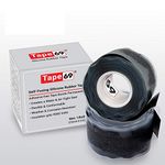 Tape 69 Self Fusing Silicone Rubber Tape, 2.5cm x 3m Black