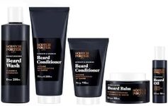 Scotch Porter Superior Beard Collection – Cleanse, Moisturize, Soothe & Style while Encouraging Growth for a Fuller/Healthier-Looking Beard – Includes Wash, Two Conditioners, Serum & Balm