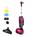 Ewbank EPV1100 4-In-1 Floor Cleaner, Scrubber, Polisher and Vacuum, Red, 23-Feet Power Cord