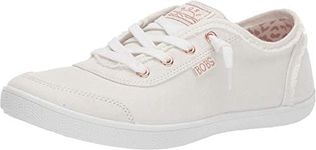 Skechers Women's Bobs B Cute Sneaker, White, 8.5 US Wide