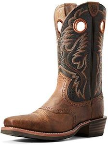 Ariat Mens Heritage Roughstock Western Boot Brown Oiled Rowdy 13 Narrow