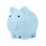 Fuyamp Cute Piggy Bank, Child to Cherish Money, Keepsake Nursery Decor, Cute Coin Money Box Saving Coins Cash Fun Gift for Kids(Blue)