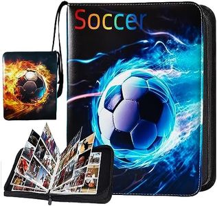 KOPOGTY 720 Pockets, Soccer card binder, trading 9 Pocket with 40 Removable Sleeves, card, binder Soccer, collectible albums, all sports binders, book (KOP-001)