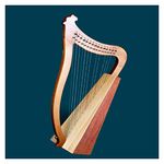 Harps Lyre Harp 15-tone String Instrument Lyre Harp For Students Beginners (Color :15-tone)