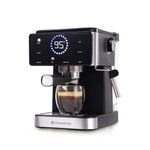 Wonderchef Rinaldi 20 Bar Espresso Coffee Maker | Temperature Gauge | Espresso, Cappuccino, Latte, Mocha & Cold Coffee | Steam Frother | 1.5L Tank | 1200W | 2-Year Warranty