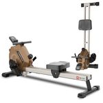 PowerMax Fitness RH-125 Rowing Machine for Home Use, 16-Level Magnetic Adjustable Resistance | 4KG Flywheel | 79cm Slide Rail Length | LCD Display | Full Body Cardio Workout