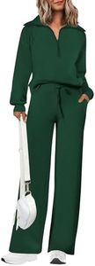 PRETTYGARDEN Women's 2 Piece Matching Lounge Set Sweatsuits