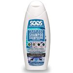 Soos Pets Dog Shampoo for Cats and Pet Natural Dead Sea Tear-Less Fast Absorbing with Vitamins Minerals Essential Oils Natural Elements for Puppy and Kitten - 1x Pet Shampoo (500ml / 16.9 oz)