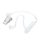 sourcing map Ear Piece Headset Earpiece Agent Secret Earpiece Costume Prop, Replacement Acoustic Tube for 2-Way Radio Audio Headsets