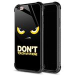 CARLOCA Compatible with iPhone 6S Case,iPhone 6 Cases for Boys Men,Angry Dont Touch My Phone Cute Pattern Design Shockproof Anti-Scratch Case for iPhone 6/6S Dont Touch My Phone