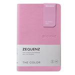 Zequenz The Color Notebook Lilac A6- Size Blank 200 Pages Soft Cover 9x14cm, 80gsm Cream Coloured Paper 360 Degree Openable Flexible Roll Up Journal for Writing Sketching Fountain Pen Friendly