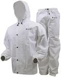 FROGG TOGGS Men's Regular Classic All-Sport Waterproof Breathable Rain Suit, White, Medium