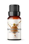 Sandalwood Fragrance Oil, 10ml - Use in Aromatherapy Diffuser, Home Made Making, Potpourri, Candle, Soap, Slime, Bath Bomb, Air Freshener