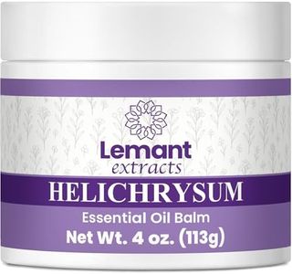 Lemant Extracts Helichrysum Balm (4 oz) – Triple Strength Helichrysum Essential Oil Salve to Reduce Bruising, Calm Redness & Support Skin Vitality (Includes One 4 oz Jar)