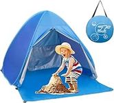 Blue Pop Up Beach Tent Shade Sun Sh