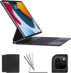 atdaraz iPad Pro 12.9 inch (3/4/5/6th Gen) Magic Keyboard, Easy-Set Floating Cantilever Stand, Precision Multi-Touch Trackpad, Backlit Keys,(iPad Tab Case 12.9 inch)