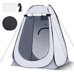 LEMROE Outdoor Pop Up Changing Tent with Good Ventilation Privacy Space for Camping Picnic Fishing Beach Outdoor Sun Shelter Shower Toilet (Grey, 150)