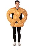 Rasta Imposta Adult Pretzel Costume Standard Brown