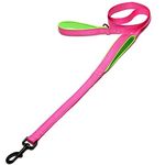 Maxpower Planet - Heavy Duty Dog Leash - 6ft Long with Double Traffic Handle Reflective Pink - Perfect for Medium to Large Dogs