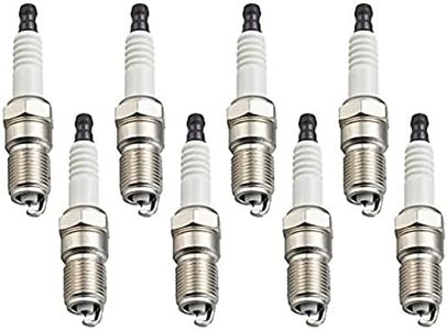 ENA Set of 8 Platinum Spark Plug Compatible with Ford Lincoln Fusion Milan Five Hundred Freestyle Taurus Montego Zephyr Sable Escape Marauder 3.0L 4.6L Replacement for SP433
