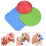 3 Pcs Rubber Jar Gripper Pads, Multi-Purpose Bottle Lid Tops Openers, Jar Grips Openers for Most Bottles - 3 Sizes