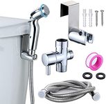 Timewill Handheld Bidet Sprayer for Toilet, Baby Cloth Diaper Sprayer Kit with 2 Water Flow Sprayers, Muslim Shower, Butt Cleaner, Dog Shower Sprayer