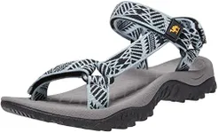 CAMEL CROWN Hiking Sport Sandals for Women Anti-skidding Water Sandals Comfortable Athletic Sandals for Outdoor Wading Beach blue/black 6