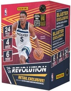 2024–25 Panini Revolution NBA Basketball Blaster Box – Official NBA Trading Cards – Includes Blaster-Exclusive Parallels, Inserts & Rookie Cards – Panini Retail Edition
