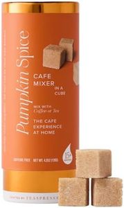 Teaspressa Luxe Mixer Cube – Flavored Coffee & Tea Sugar Cubes – Vegan, Gluten-Free, No Mess – Easy Barista-Style Drinks at Home – 30 Drinks – Great Gift Idea (Pumpkin Spice)