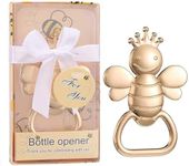 16PCS Baby Bee Shaped Wedding Party Favor Souvenirs for Guests Bee Bottle Opener Gender Reveal Baby Shower Favors Party Supplies Baby Birthday Return Gifts (Bee Opener,16)