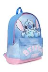 Disney Lilo and Stitch Girls Backpack, Kids Schoolbag, Rucksack Blue