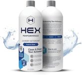 HEX Performance Laundry Detergent, Fresh & Clean, 64 Loads (Pack of 2) - Designed for Activewear, Eco-Friendly, Concentrated Formula