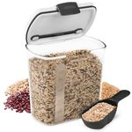 Progressive COMINHKPR138205 Prepworks by Grain Prokeeper, Pks-120, 2.5-Quart Capacity, Rice, Beans, Quinoa, Oatmeal, Single, Clear