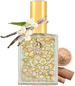 Pearl Organic Perfume Spray by Sage- 2 oz, Vegan & Cruelty-Free, Subtle Scent, Vanilla, Sandalwood, Musk