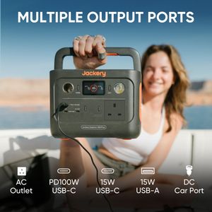 Jackery Solar Generator 300 Plus – 288Wh Portable Power Station
