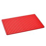 Songway Silicone Baking Mat BPA-Free Heat Resistant 446℉/230℃ Chocolate Mould Mini Baking Mould for Pet Biscuits Meat Baking Calorie Reducing (Red)