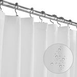 LiBa Fabric Shower Curtain, White S