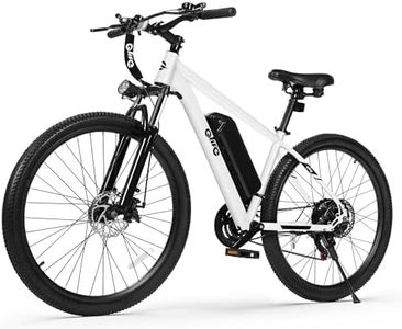 QLIFE Racer Electric Bike for Adults - 21-Speed Mountain Lightweight Ebike with Peak 750W 35 KM/H Brushless Motor, 375Wh Removable Battery, 26X2.1 Tire Step Over E-MTB, Up to 64 KM