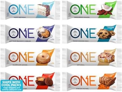 ONE Protein Bars, Sampler Variety Pack, Gluten Free 20g Protein and Only 1g Sugar, 2.12 oz Bars (8 Count)