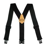 MELOTOUGH Belt Clip suspenders Men Perry suspenders with 2 inch width fully elastic,non-metal suspenders