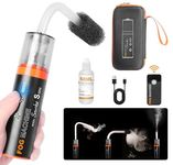 LENSGO Fog Machine, Portable Mini Smoke Machine with 60ml Fluid, Wireless Remote Control, Dry Ice Effect, Battery Powered, Handheld Fogger for Photography, Halloween, Indoor Small Parties, Wedding