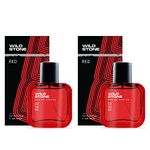 Wild Stone Red Long Lasting Eau de Parfum for Men, Pack of 2 (30ml each)