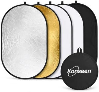 Light Reflector Photography 5 in 1, 24x35inch Oval Photography Reflector