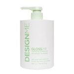 DESIGNME GLOSS.ME Hair Conditioner with Hemp Oil and Argan Oil | Natural Conditioner for Strong, Soft and Shiny Hair | Sulfate Free Conditioner, 1L