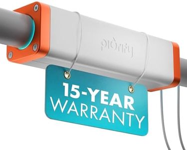 PIURIFY Over-Pipe Whole House Electronic Water Descaler System | Moderate to High Water Hardness | UP TO 15 GPG / 250 PPM | 168V High-Power | Salt-Free | Renter-Friendly | Zero Maintenance (Orange)