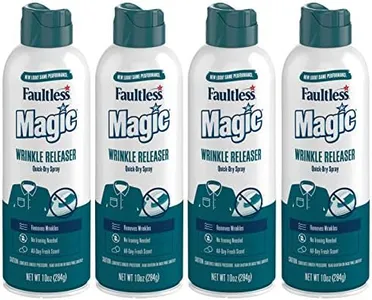 Magic Wrinkle Releaser (4 Pack) Say No to Ironing, Perfect for Travelers, Moms or those On The Go, Static Electricity Remover + Fabric Refresher + Odor Eliminator + Wrinkle Remover, Fresh Scent