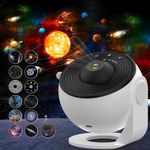 Star Projector,Planetarium Projector Galaxy Projector for Bedroom,360 Degree Rotation Galaxy Night Light with 4K Replaceable 13 Galaxy Discs Large Projection Area Sky Night Light for Kids Adults